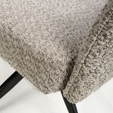 Brunswick Textured Chenille Effect Mink Swivel Chair (7019401150528) (14625482932602)