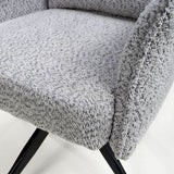 Brunswick Textured Chenille Effect Light Grey Swivel Chair (7019401183296) (14625481392506)