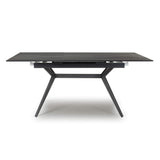 Timor 1.8m Extending Black Dining Table (7018383147072) (7034228899904)