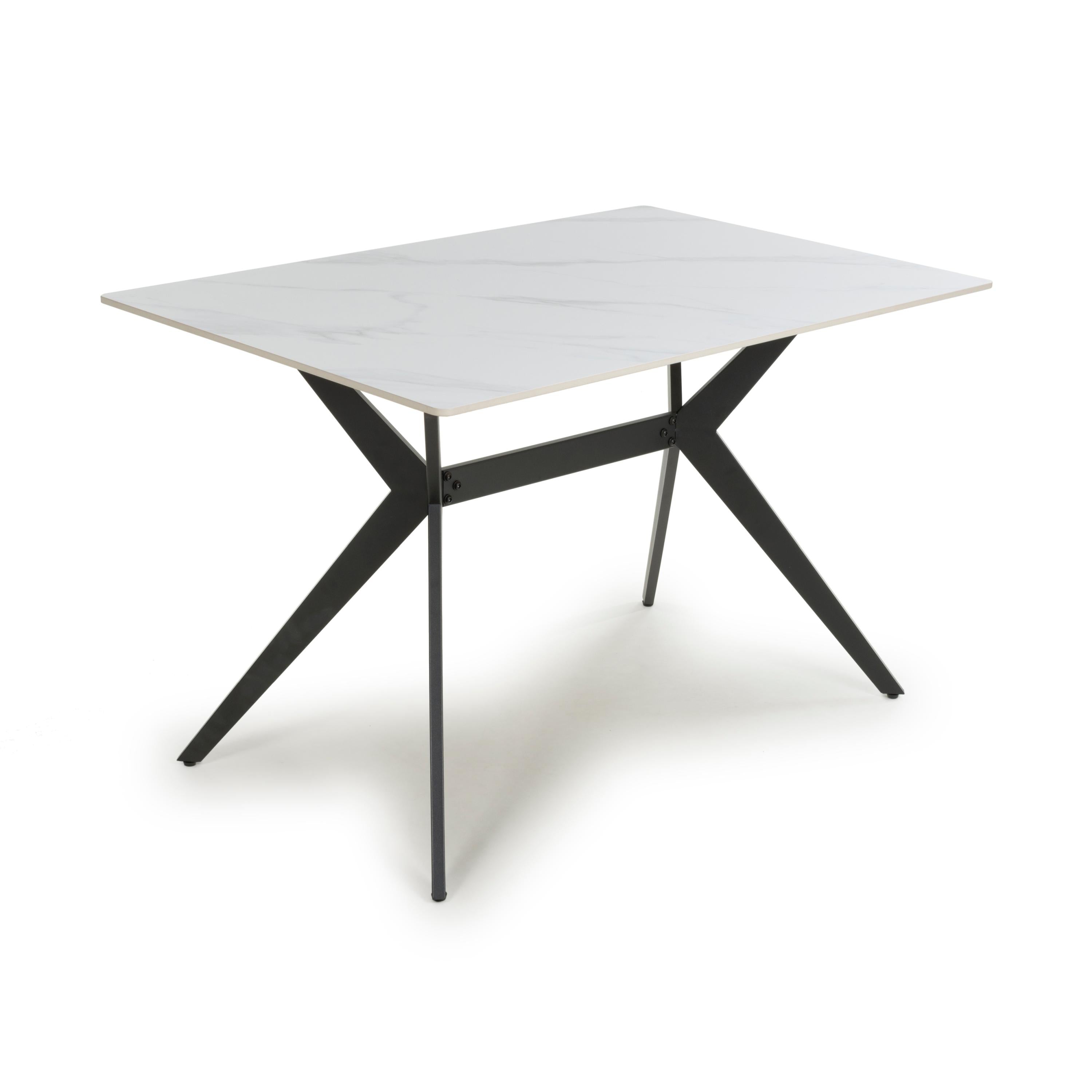 Islington 1.2m White Dining Table (7034228310080)