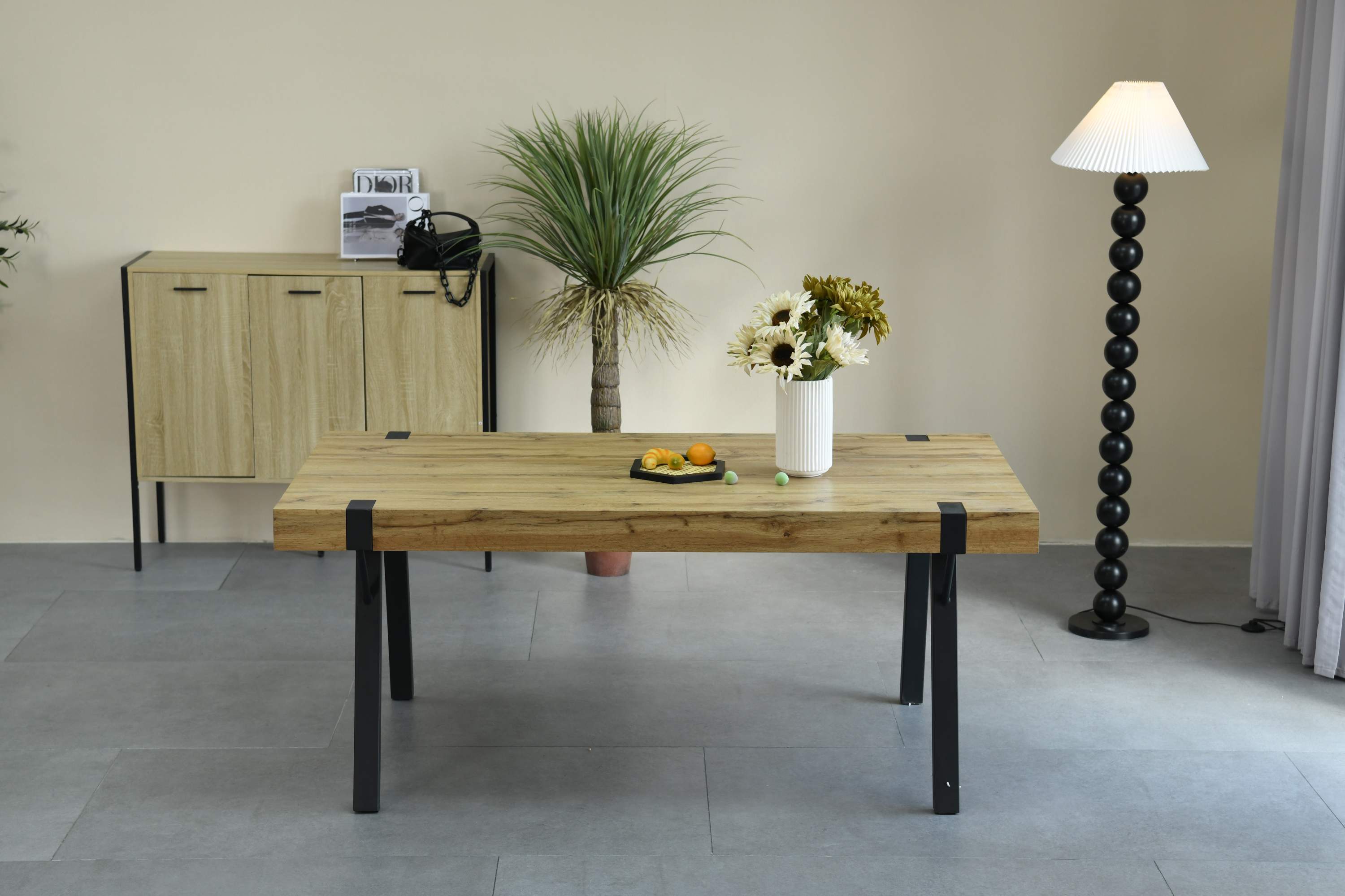 Newark Medium 1.6m Dining Table (7018383245376)