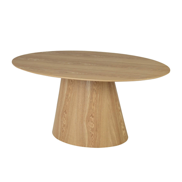 Cleveland Oval Natural Dining Table (7019401871424)