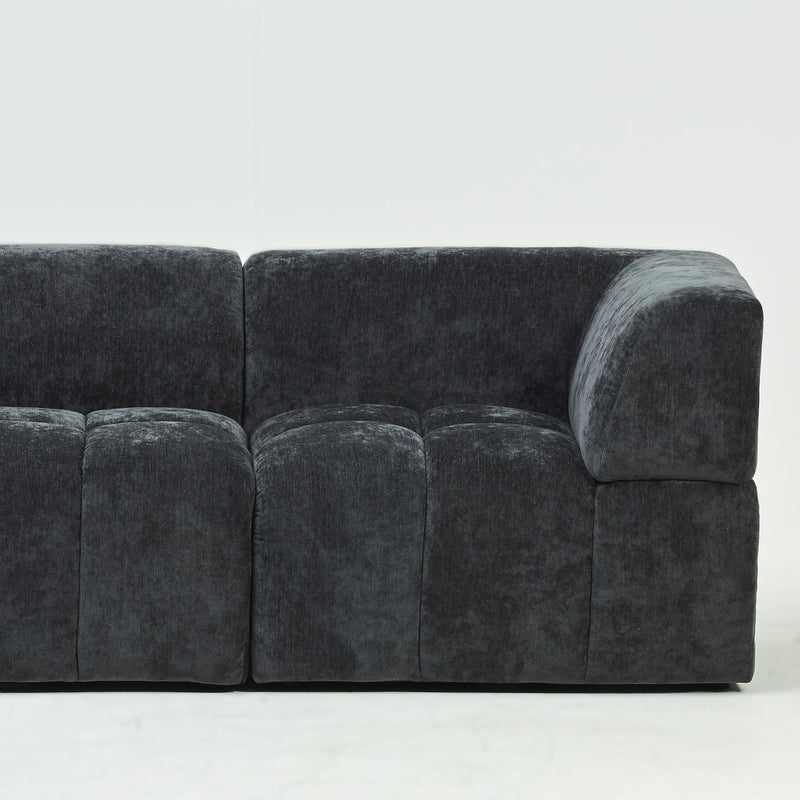 Chloe Corner Sofa in Seoul Caviar (6804727791680)