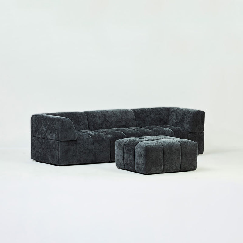 Chloe Corner Sofa in Seoul Caviar (6804727791680)