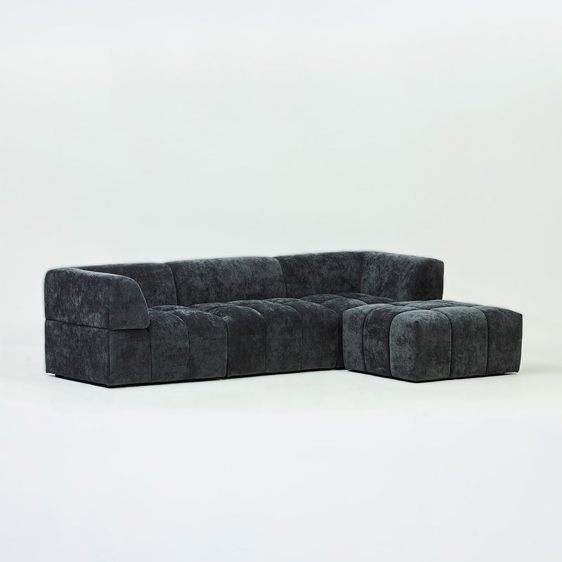 Chloe Corner Sofa in Seoul Caviar (6804727791680)