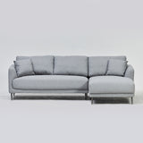 Lily Corner Sofa in Carina Dove (6949435441216)