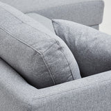 Lily Corner Sofa in Carina Dove (6949435441216)