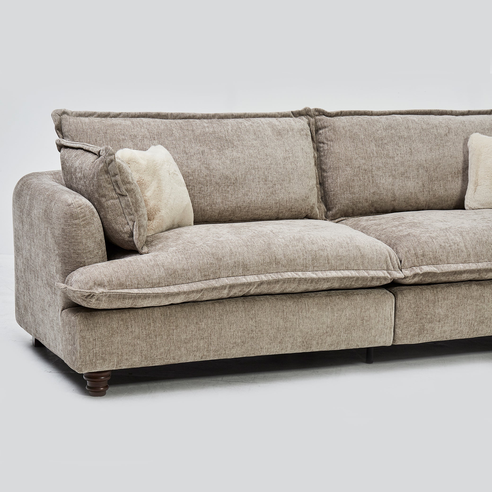 Pippin 3 Seater in Darwin Mink (PRE-ORDER) (6846069342272)