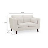 Aida Sofa Beige 2 Seater (7021269712960)