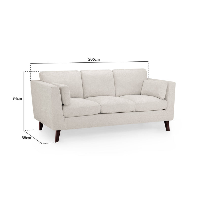 Aida Sofa Beige 3 Seater (7021269286976)