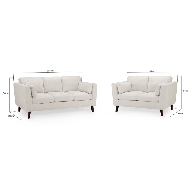 Aida Sofa Beige 3+2 Set (7021266567232)