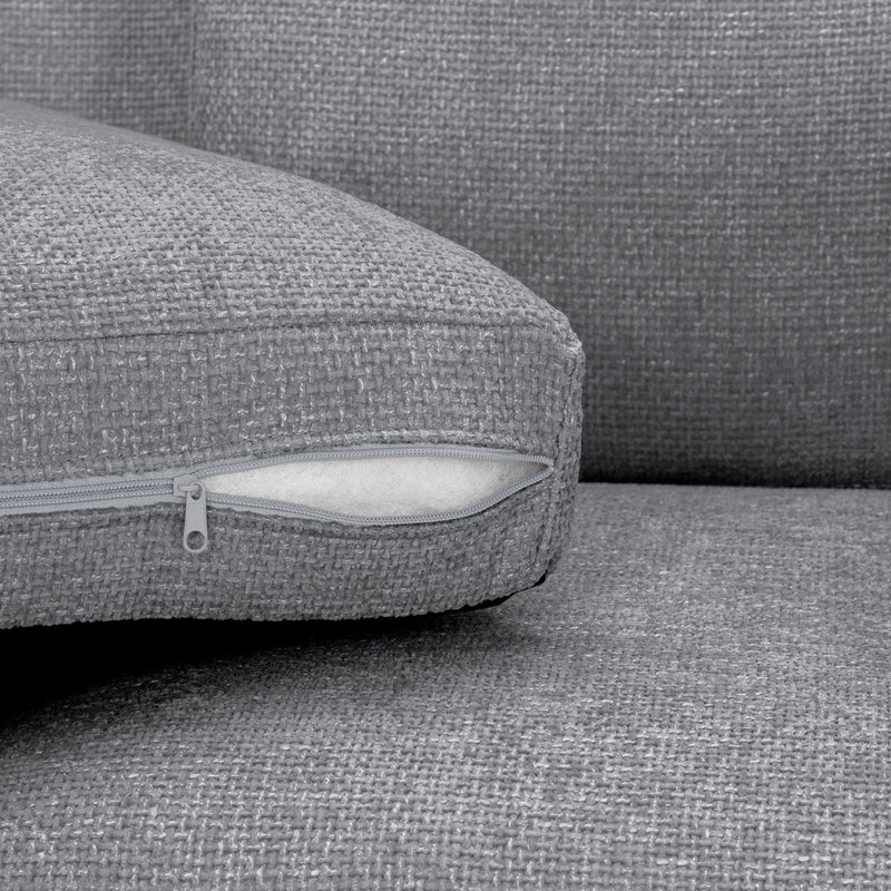 Aida Sofa Grey 3 Seater (7021271089216)