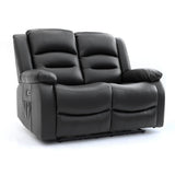 Alva Electric Recliner Sofa Black 2 Seater (7021285408832)