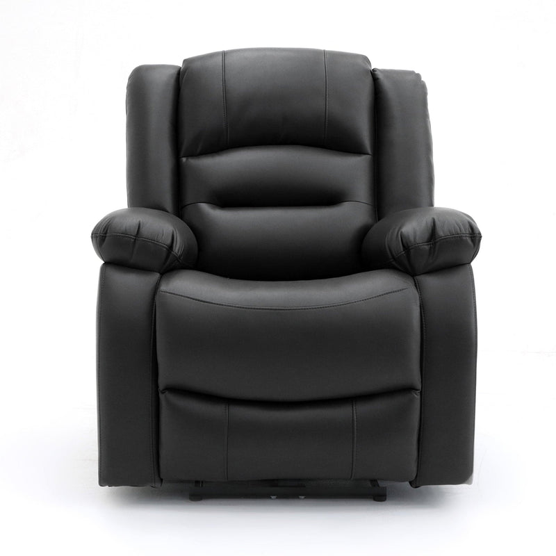 Alva Electric Recliner Sofa Black Armchair (7021288489024)