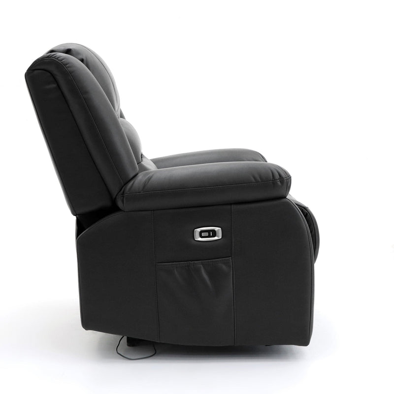 Alva Electric Recliner Sofa Black 2 Seater (7021285408832)