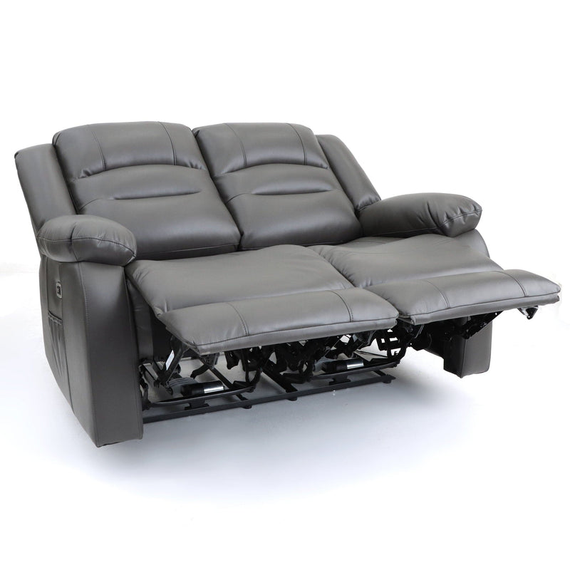 Alva Electric Recliner Sofa Grey 2 Seater (7021289078848)