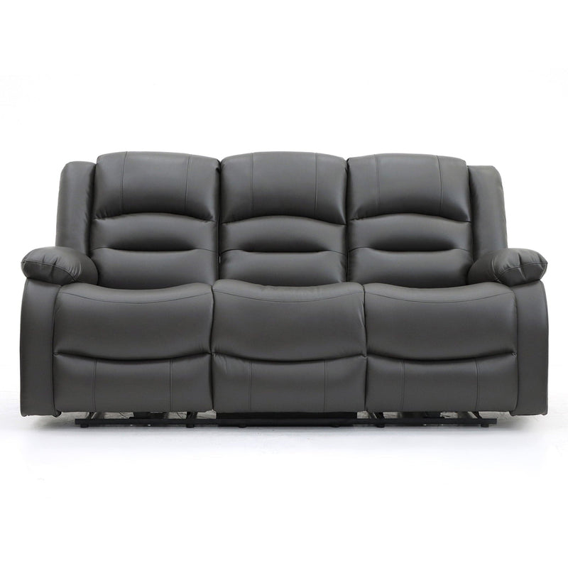 Alva Electric Recliner Sofa Grey 3 Seater (7021289275456)