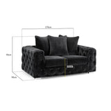 Ankara Sofa Slate 2 Seater (7021292322880)