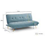 Anuka Sofa Bed Duck Egg 3 Seater (7021674037312)