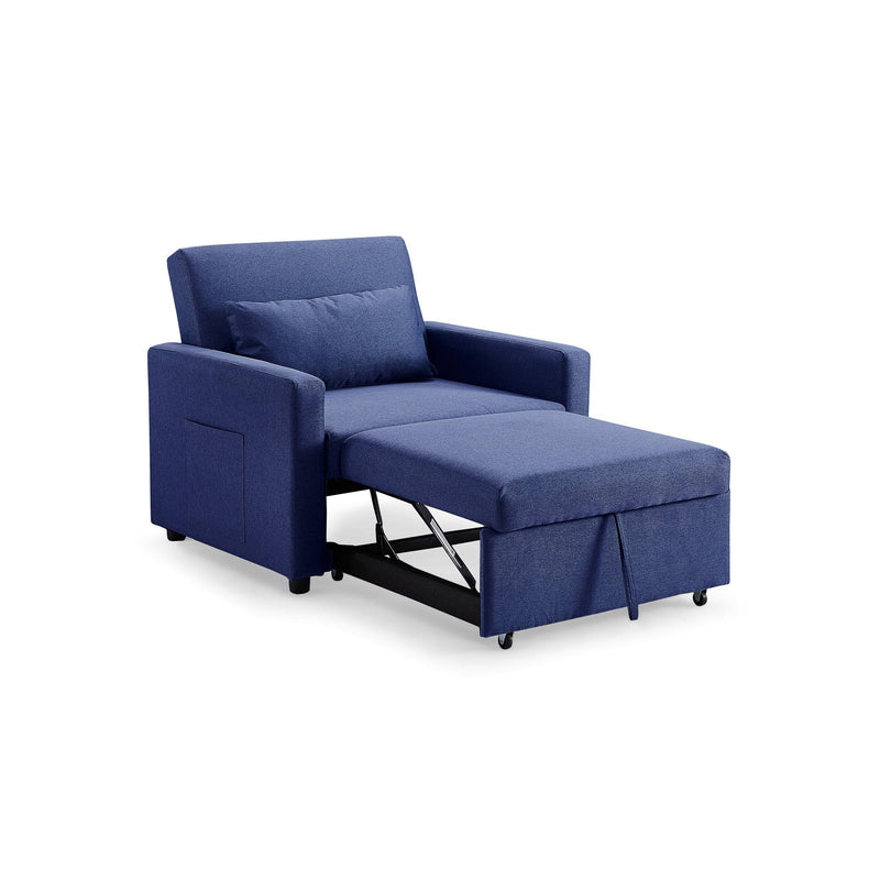 Aria Sofa Bed Blue Armchair (7021551550528)