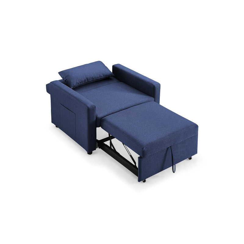 Aria Sofa Bed Blue Armchair (7021551550528)