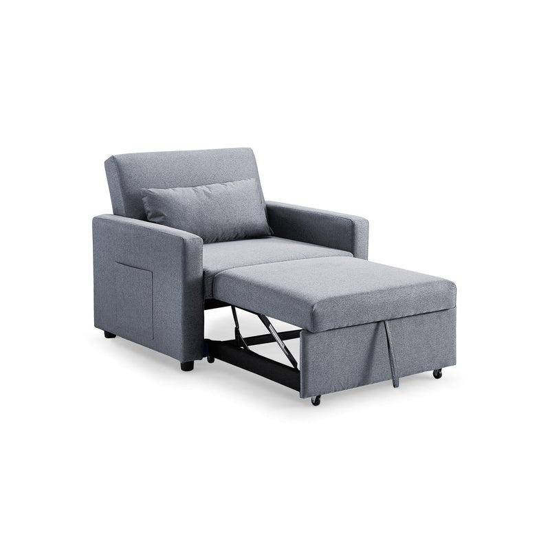 Aria Sofa Bed Grey Armchair (7021554794560)