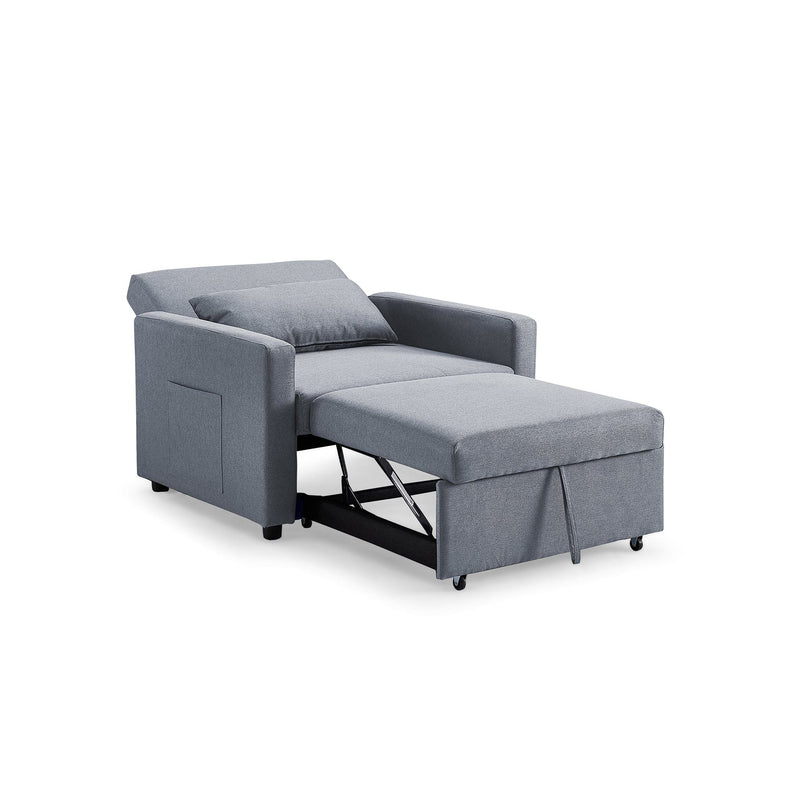 Aria Sofa Bed Grey Armchair (7021554794560)