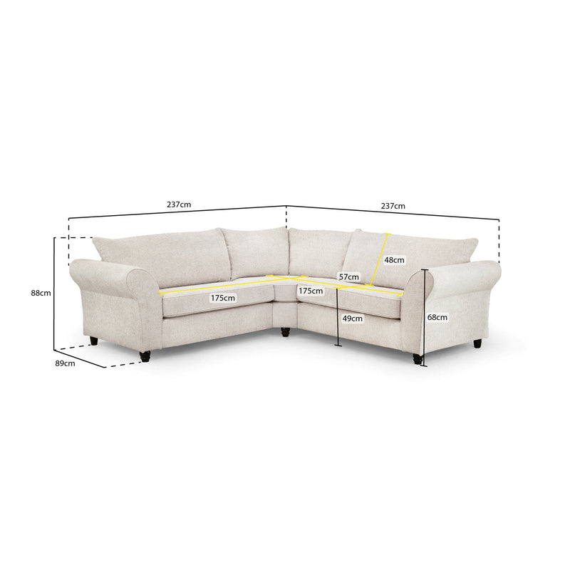 Ashley Sofa Cream Large Corner (7021591068736)