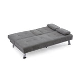 Aspen Sofa Bed Dark Grey 3 Seater (7021620265024)