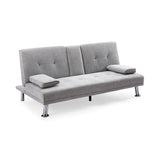 Aspen Sofa Bed Light Grey 3 Seater (7021622820928)