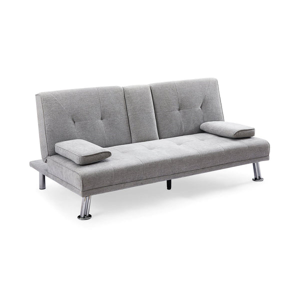 Aspen Sofa Bed Light Grey 3 Seater (7021622820928)