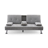 Aspen Sofa Bed Light Grey 3 Seater (7021622820928)