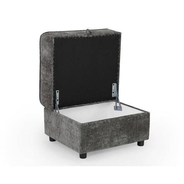 Astrid Sofa Grey Footstool (7021627539520)