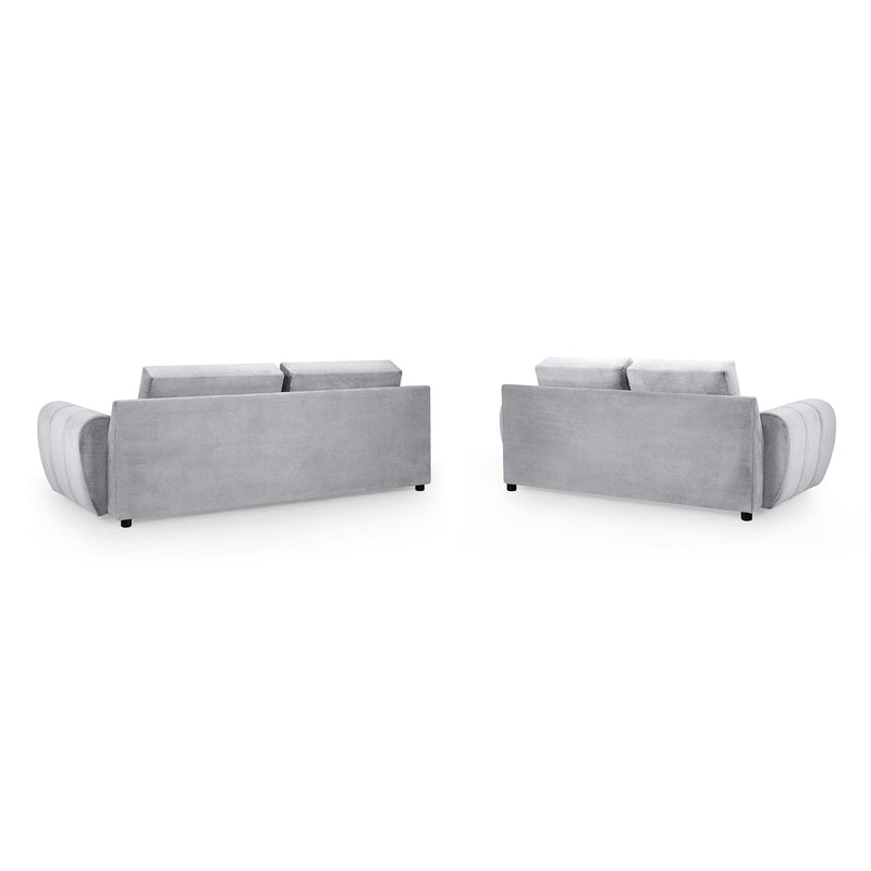 Azzuro Sofa Grey 3+2 Set (7021957611584)