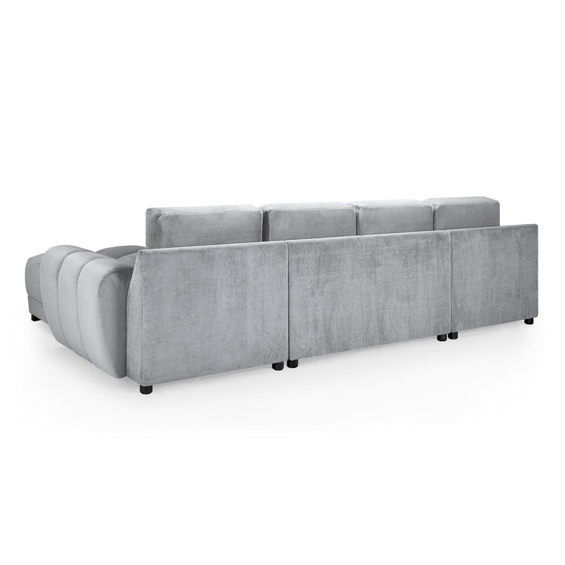 Azzuro Sofa Grey U Shape Corner (7021959839808)