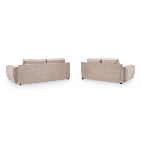 Azzuro Sofa Mocha 3+2 Set (7021957349440)