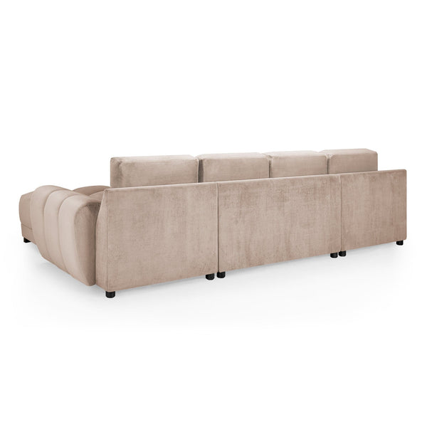 Azzuro Sofa Mocha U Shape Corner (7021959774272)