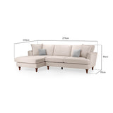 Bari Sofa Beige Left Hand Facing Corner (7021965836352)