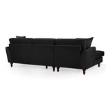 Bari Sofa Black Left Hand Facing Corner (7022819901504)