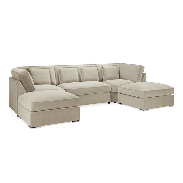 Belgravia Sofa Beige U Shape Corner (7022229782592)