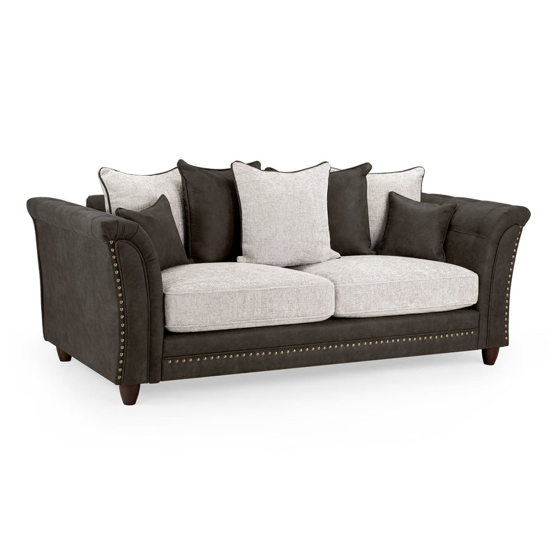 Bella Sofa Grey 3 Seater (7022288535616)