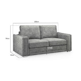 Bentley Fullback Sofa Charcoal 3 Seater (7022347386944)