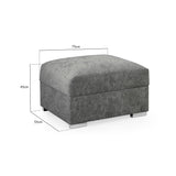 Bentley Fullback Sofa Charcoal Footstool (7022352040000)