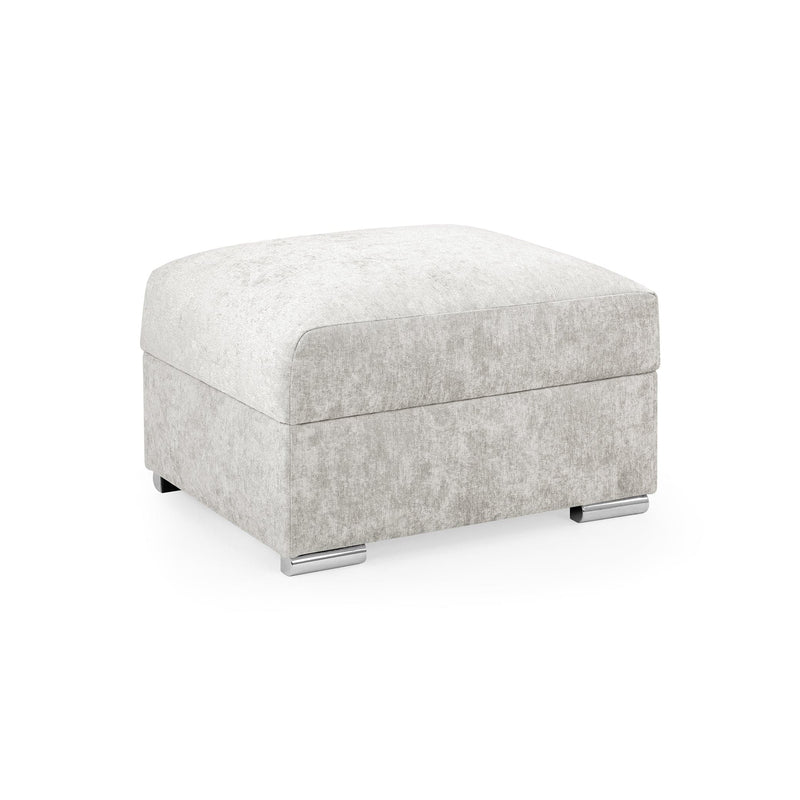 Bentley Fullback Sofa Silver Footstool (7022339293248)