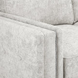 Bentley Fullback Sofa Silver 3 Seater (7022329167936)