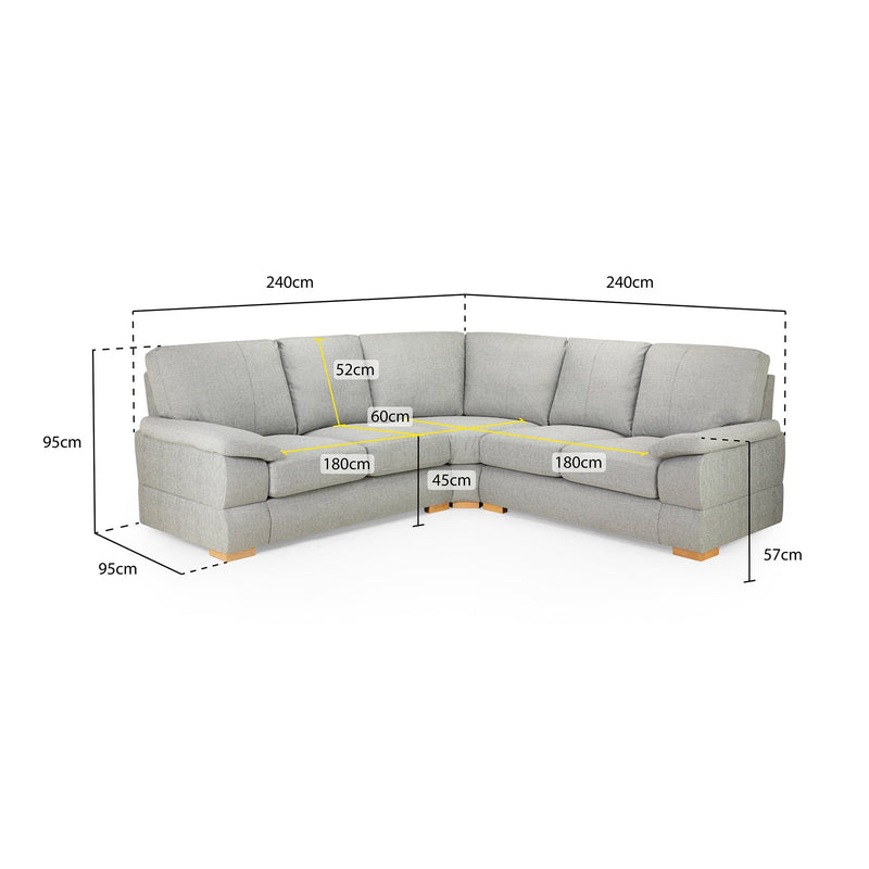 Bento Sofa Silver Large Corner (7022795685952)