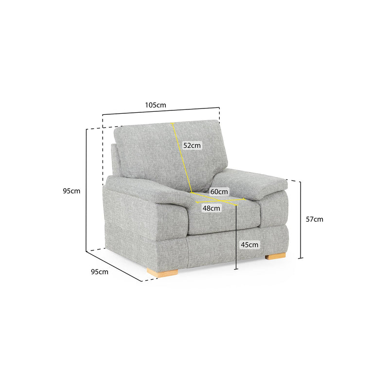 Bento Sofa Silver Armchair (7022804959296)