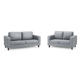 Box Sofa Grey 3+2 Set (7023071592512)