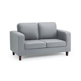 Box Sofa Grey 2 Seater (7023069790272)