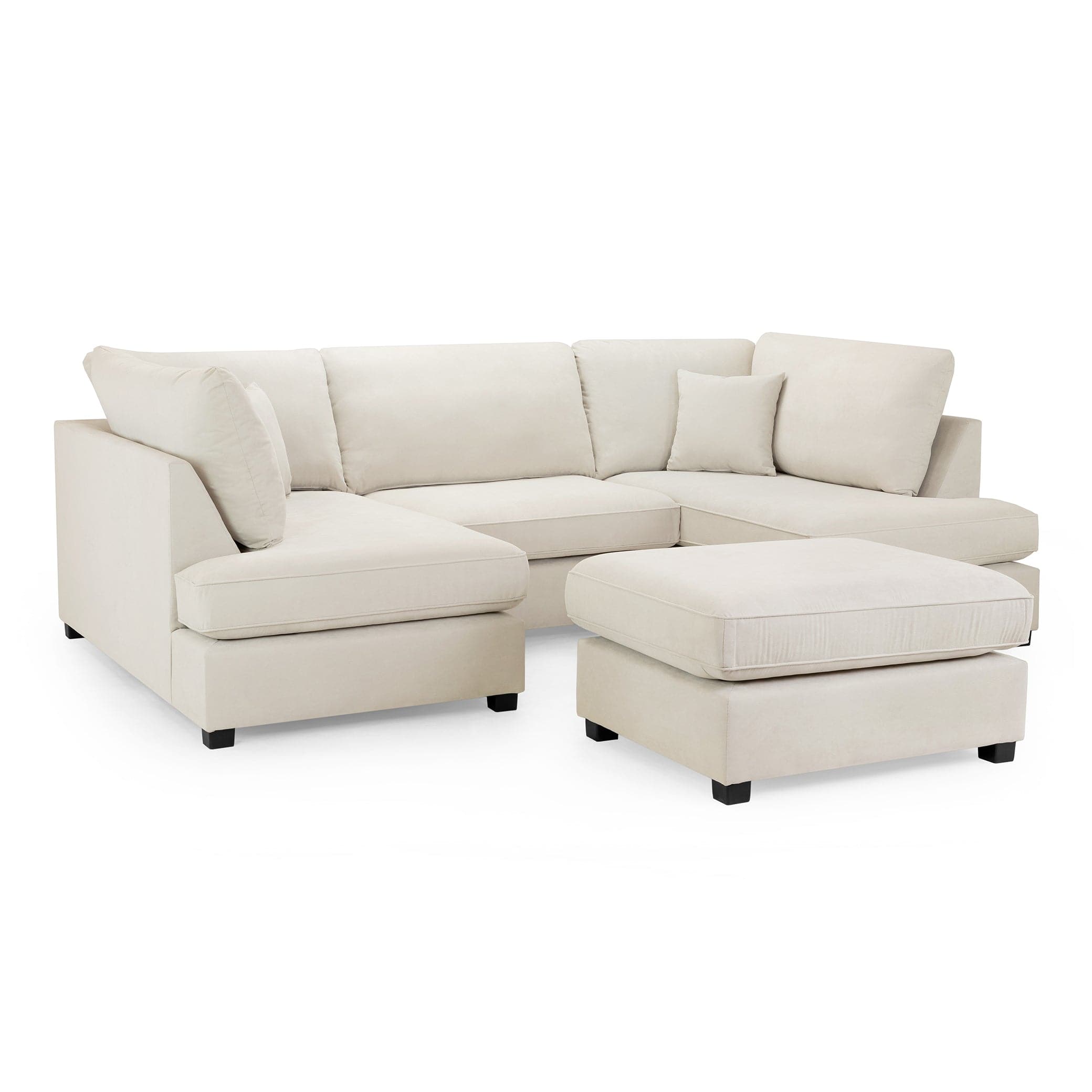 Carnaby Sofa Beige U Shape Corner (7022918860864)